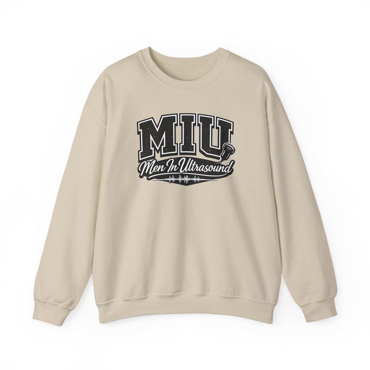 Men's Ultrasound Tech Crewneck Sweatshirt | Medical Imaging Apparel (MIU Design)