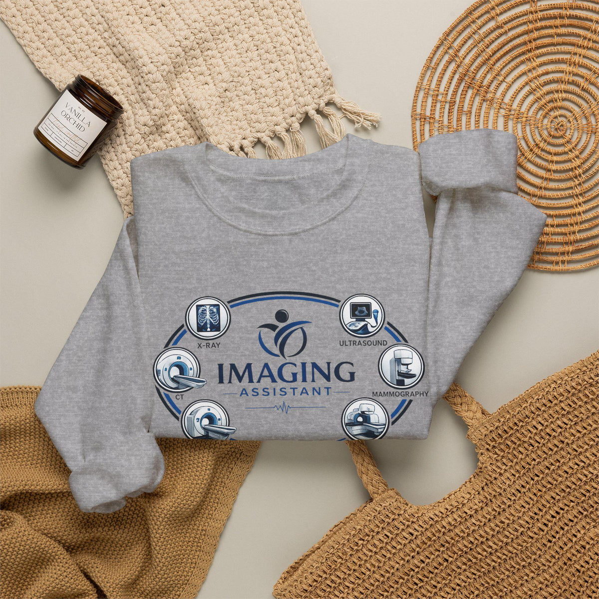 Imaging Assistant Sweatshirt, Medical Radiology Crewneck, Diagnostic Imaging Gift, Rad Tech Pullover