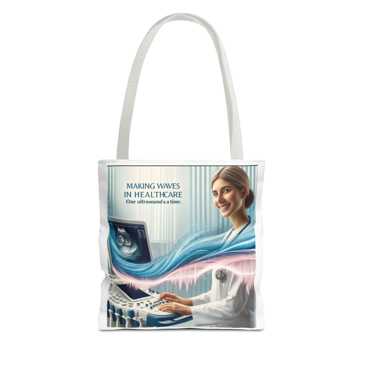 Ultrasound Nurse Tote Bag | Medical Healthcare Work Bag (100% Polyester)