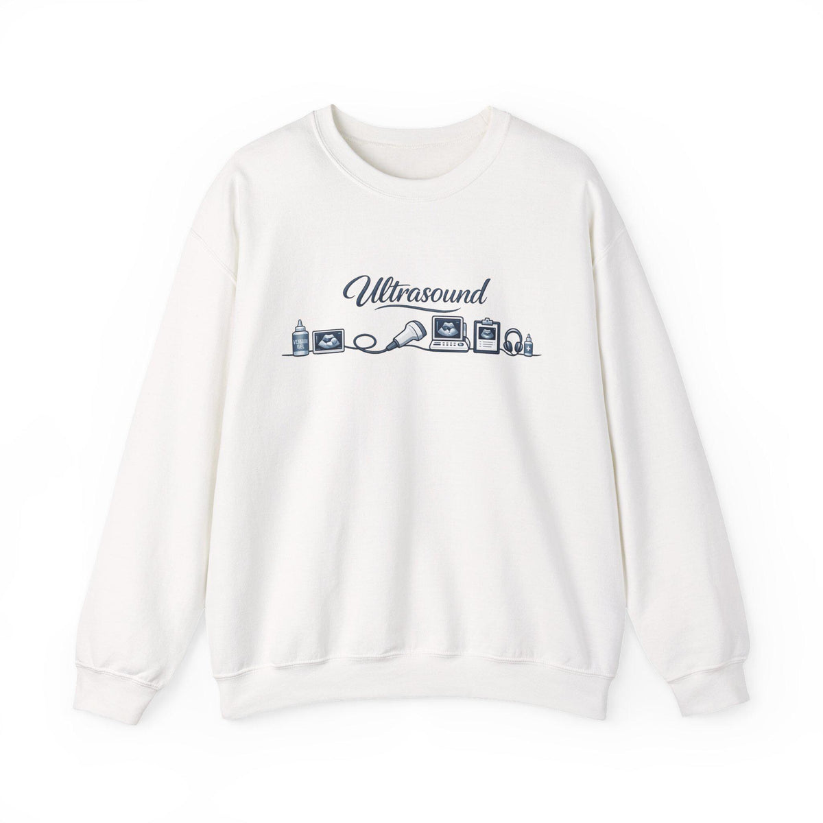 Ultrasound Icons Sweatshirt, Sonographer Crewneck, Sonogram Line Art Gift, Radiology Tech Pullover