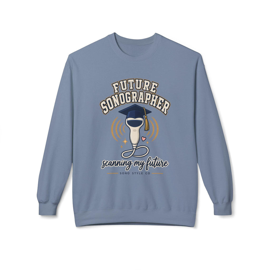 Future Sonographer Sweatshirt, Ultrasound Tech Student Gift, Sonography Graduation Crewneck, Scanning My Future