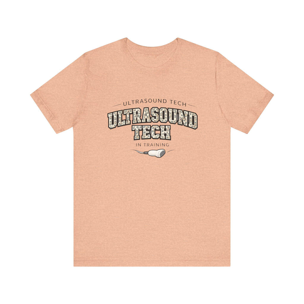 Ultrasound Tech Training Tee | Medical Sonography Student Gift (Airlume Cotton)