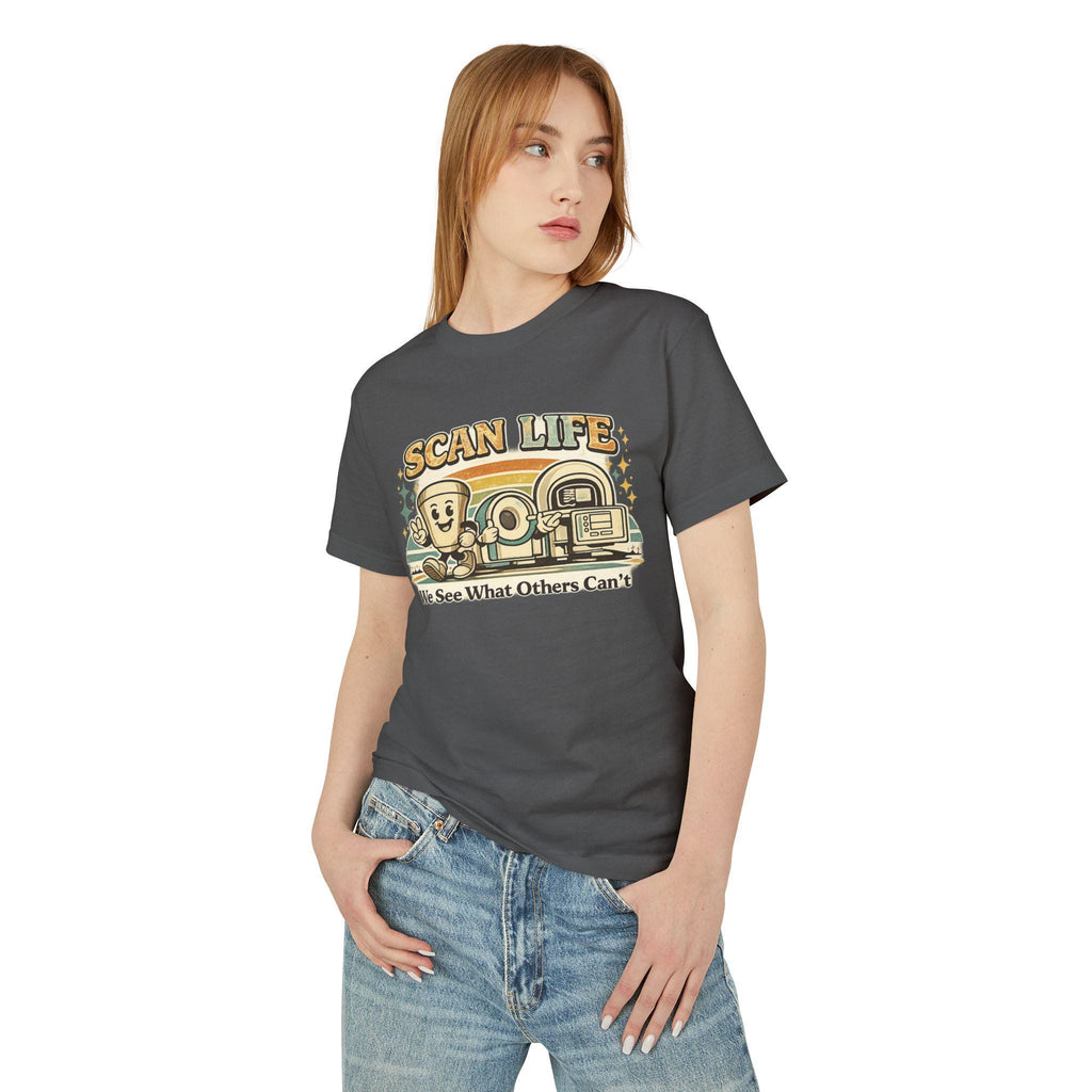 Ultrasound Tech T-shirt | Medical Imaging X-Ray CT MRI Design, Radiologic Technologist Apparel