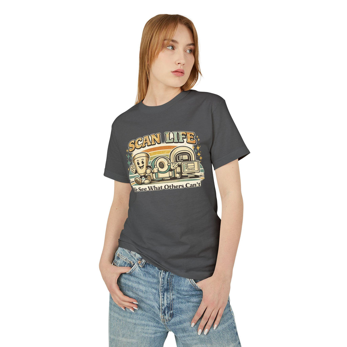 Ultrasound Tech T-shirt | Medical Imaging X-Ray CT MRI Design, Radiologic Technologist Apparel