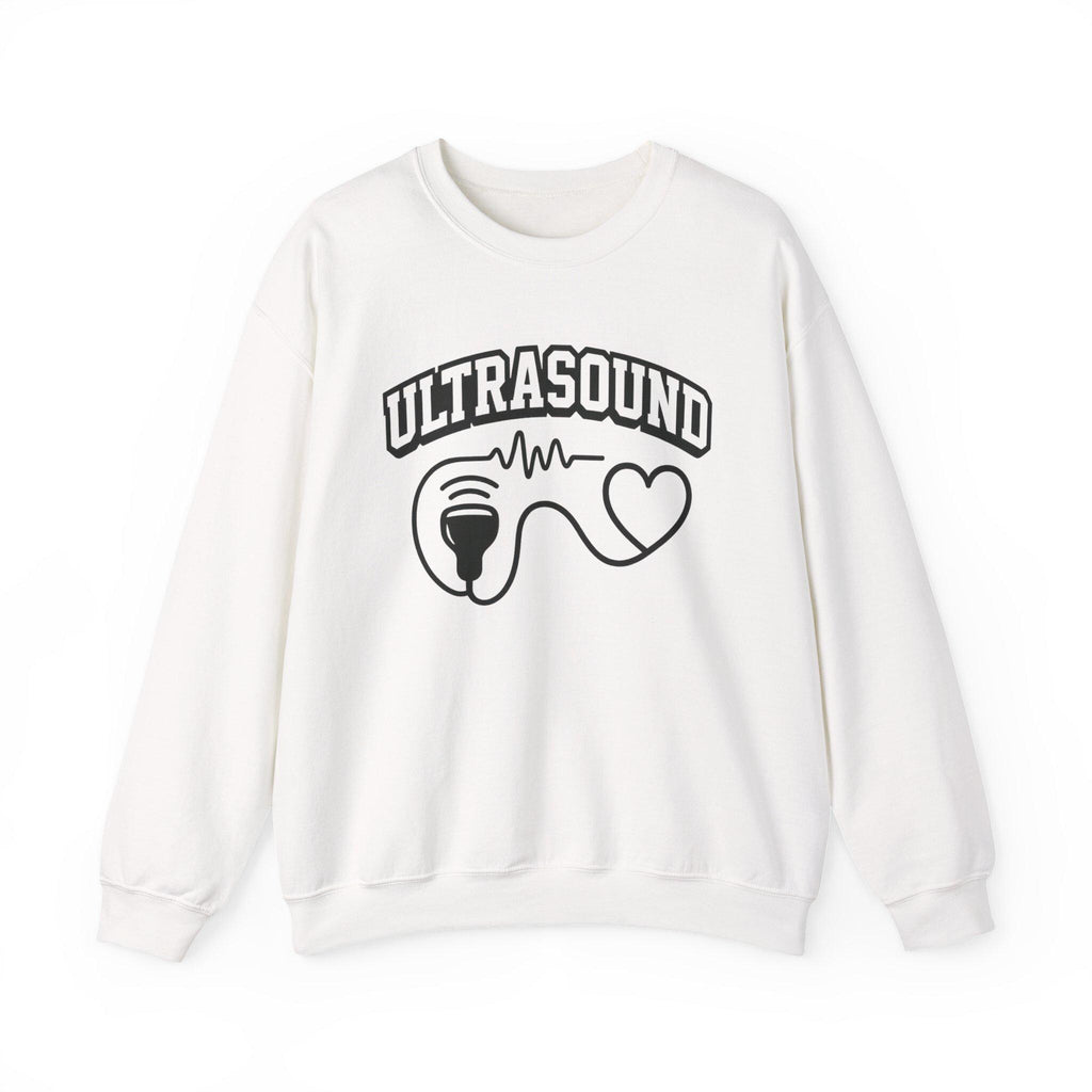 Ultrasound Heartbeat Crewneck Sweatshirt, Fetal Heartbeat Sweater, Cozy Medical Gift for Nurses Doctors, Pregnancy Announcement, New Parents