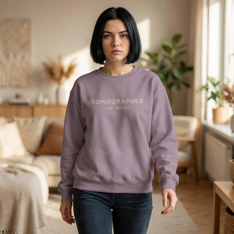 Sonographer EST 2026 Sweatshirt | Sonography Tech Crewneck