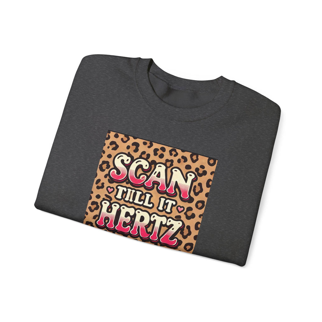 Ultrasound Humor Cheetah Print Sweatshirt, Funny Sonographer Crewneck, Ultrasound Tech Gift, Medical Reveal Shirt, Radiology Jumper