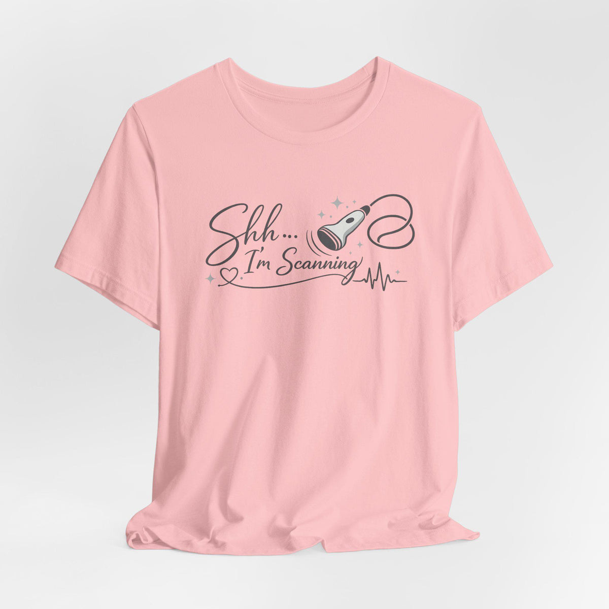 Medical Humor T-Shirt, Sonographer Gift, Radiology Tech Life (Airlume Cotton)