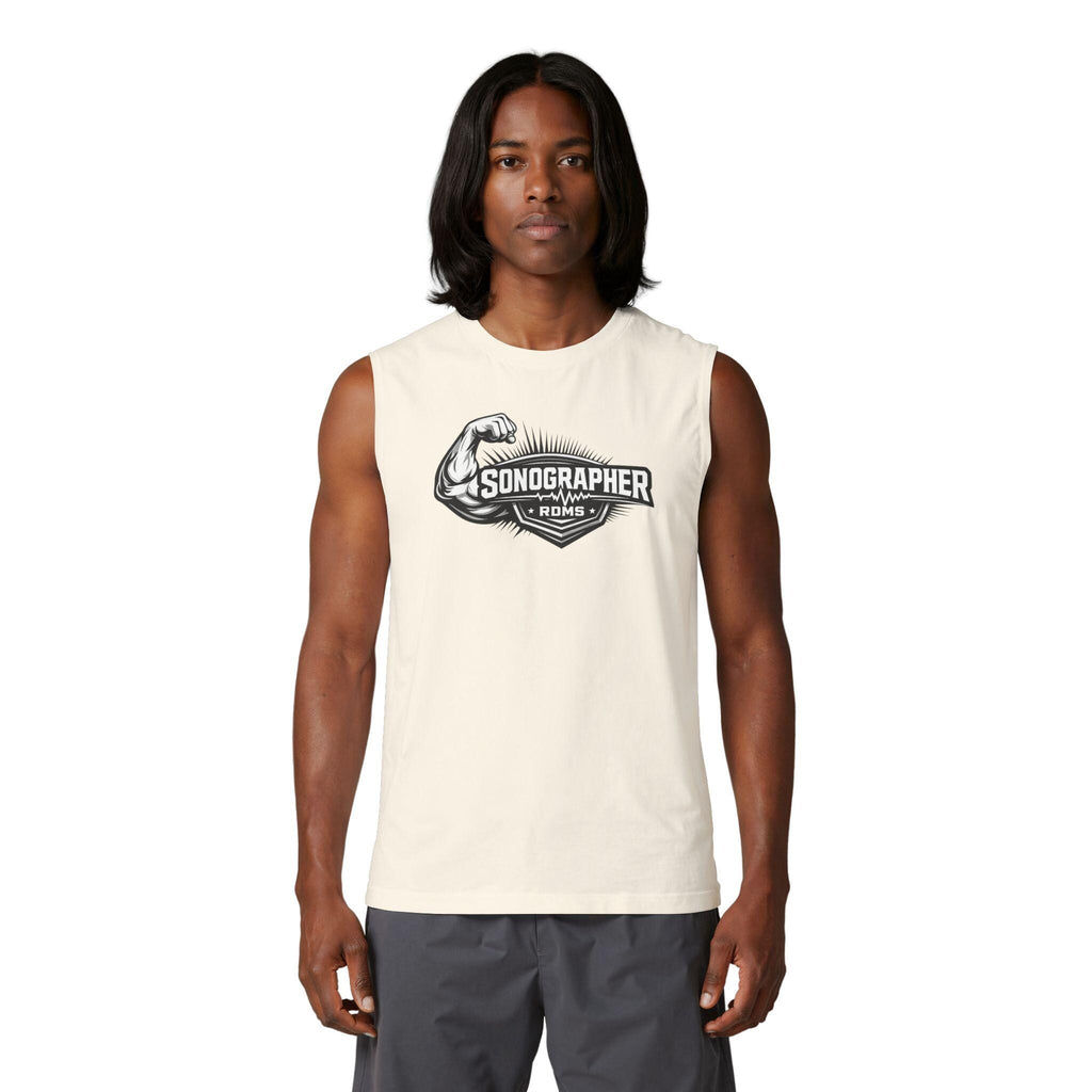 Sonographer Strong Muscle Tank Top | Ultrasound Tech Apparel, Radiology Gift