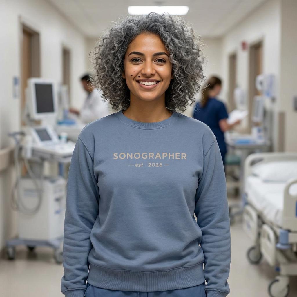 Sonographer EST 2026 Sweatshirt | Sonography Tech Crewneck