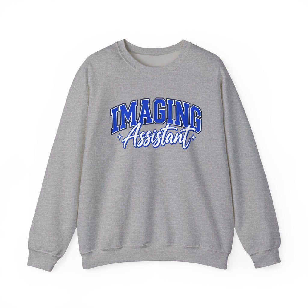 Imaging Assistant Sweatshirt, Retro Varsity Script Crewneck, Radiology Tech Gift, Medical Imaging Pullover