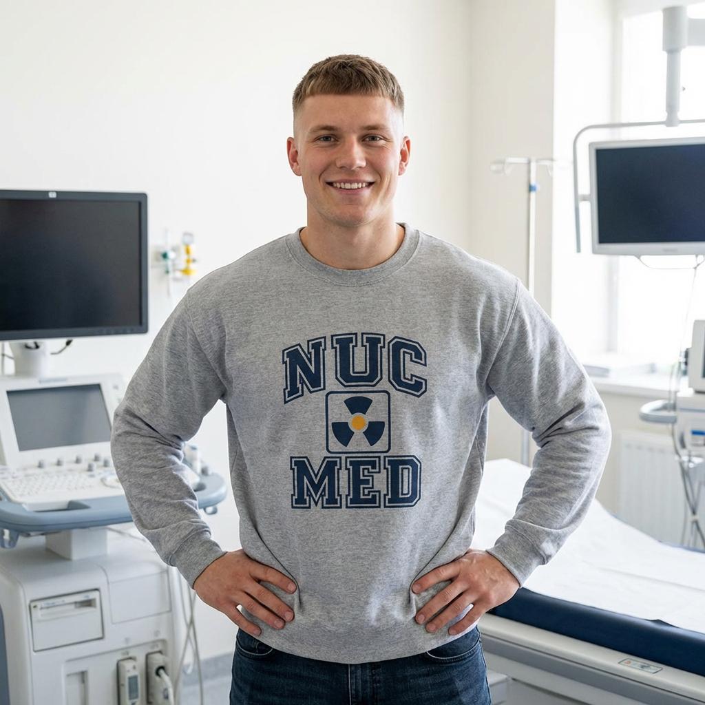 NUC MED Radiology Sweatshirt | Nuclear Medicine Tech Crewneck | Radiology Student Gift | Med School Apparel | Medical Imaging Gift