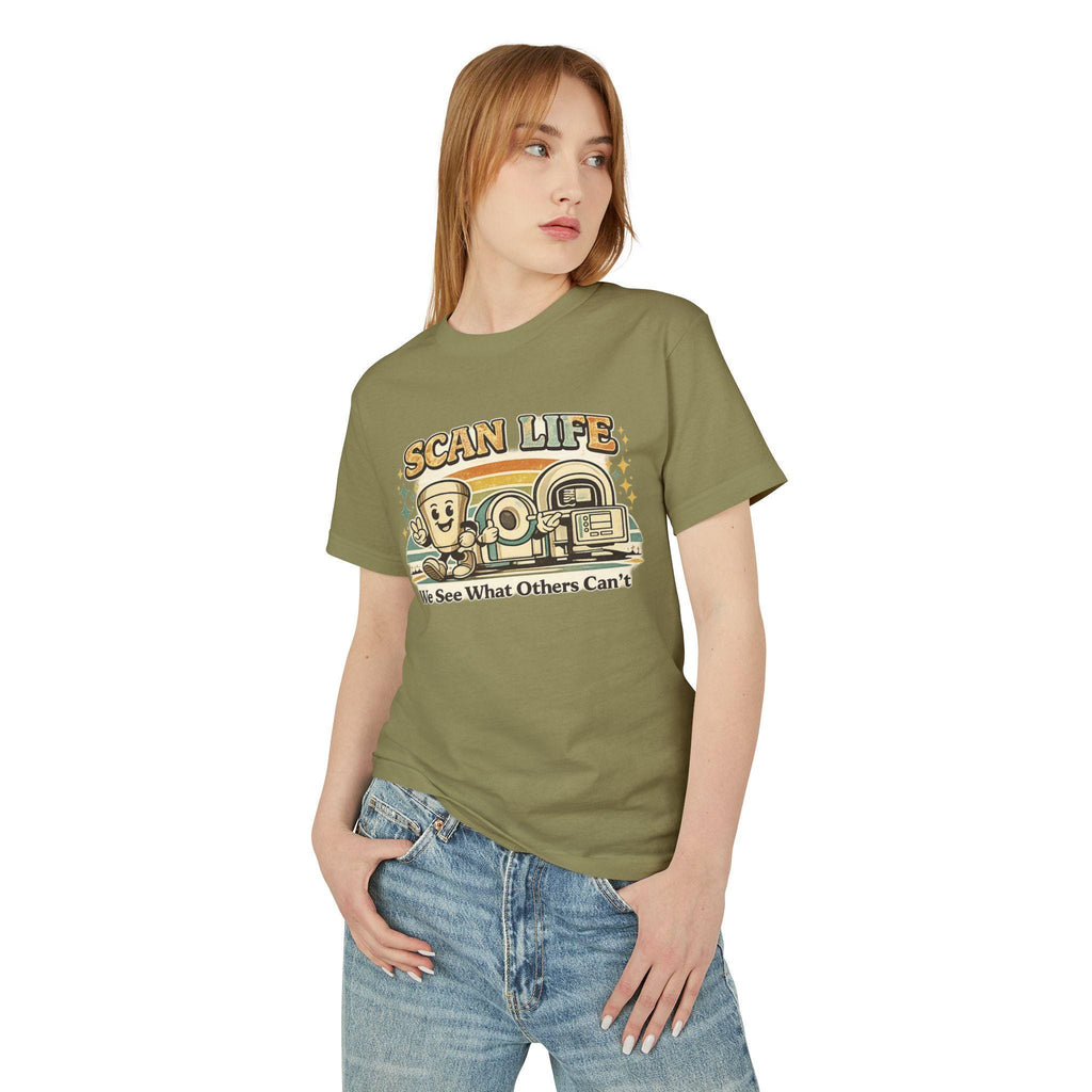Ultrasound Tech T-shirt | Medical Imaging X-Ray CT MRI Design, Radiologic Technologist Apparel