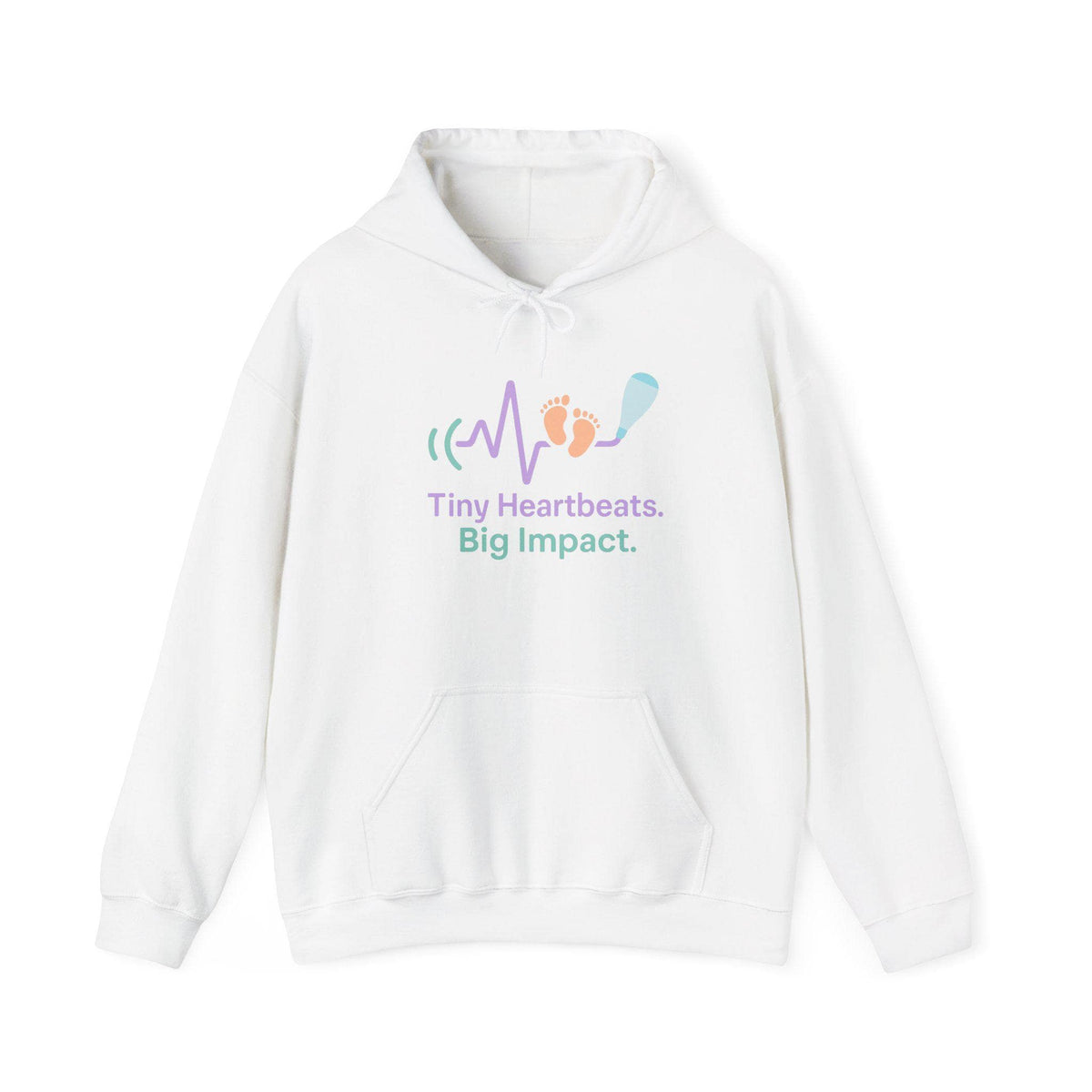 Fetal Heartbeat Ultrasound Sweatshirt, Pregnancy Announcement Gift, Baby Scan Hoodie