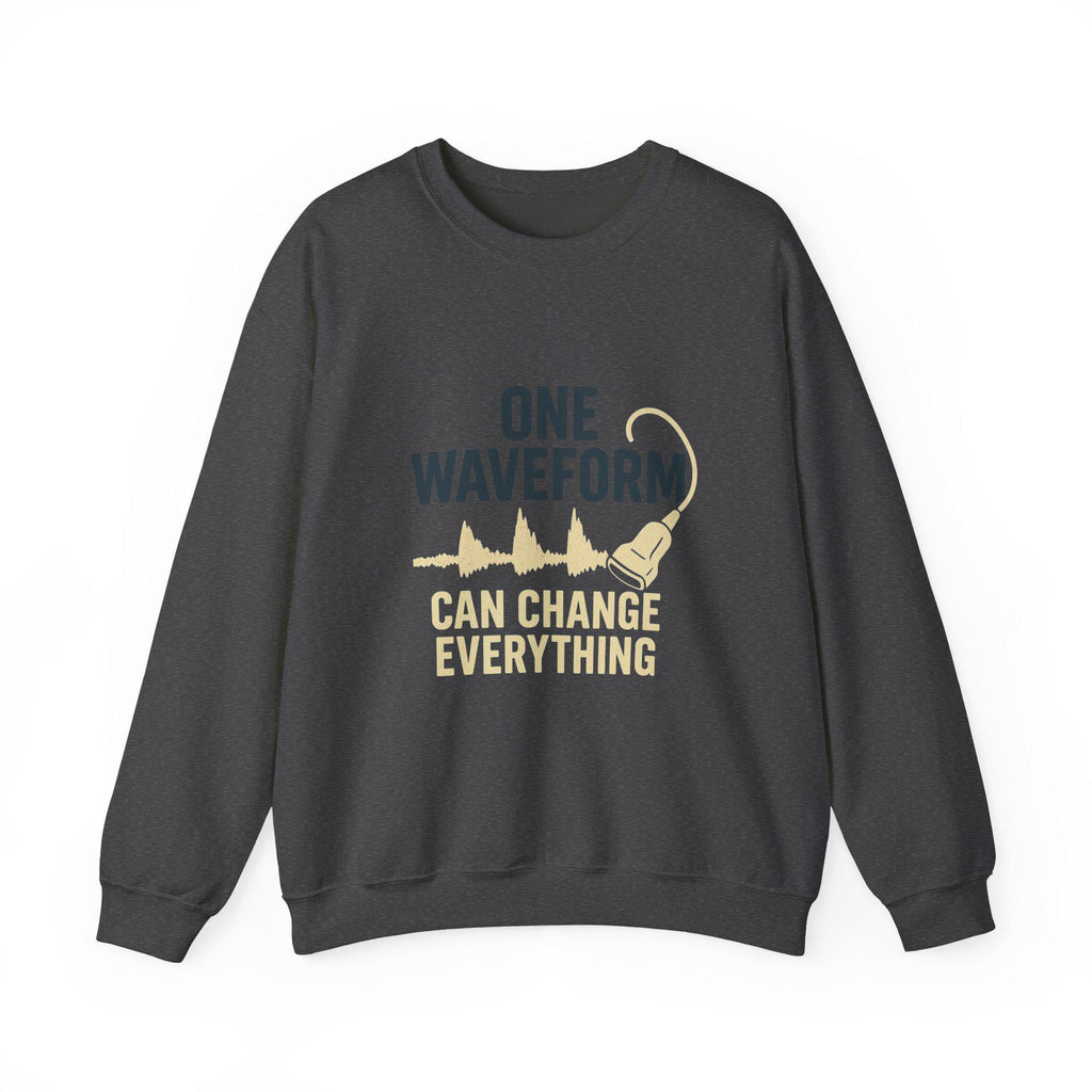 Ultrasound Waveform Sweatshirt | Sonographer Gift, Medical Humor Pullover