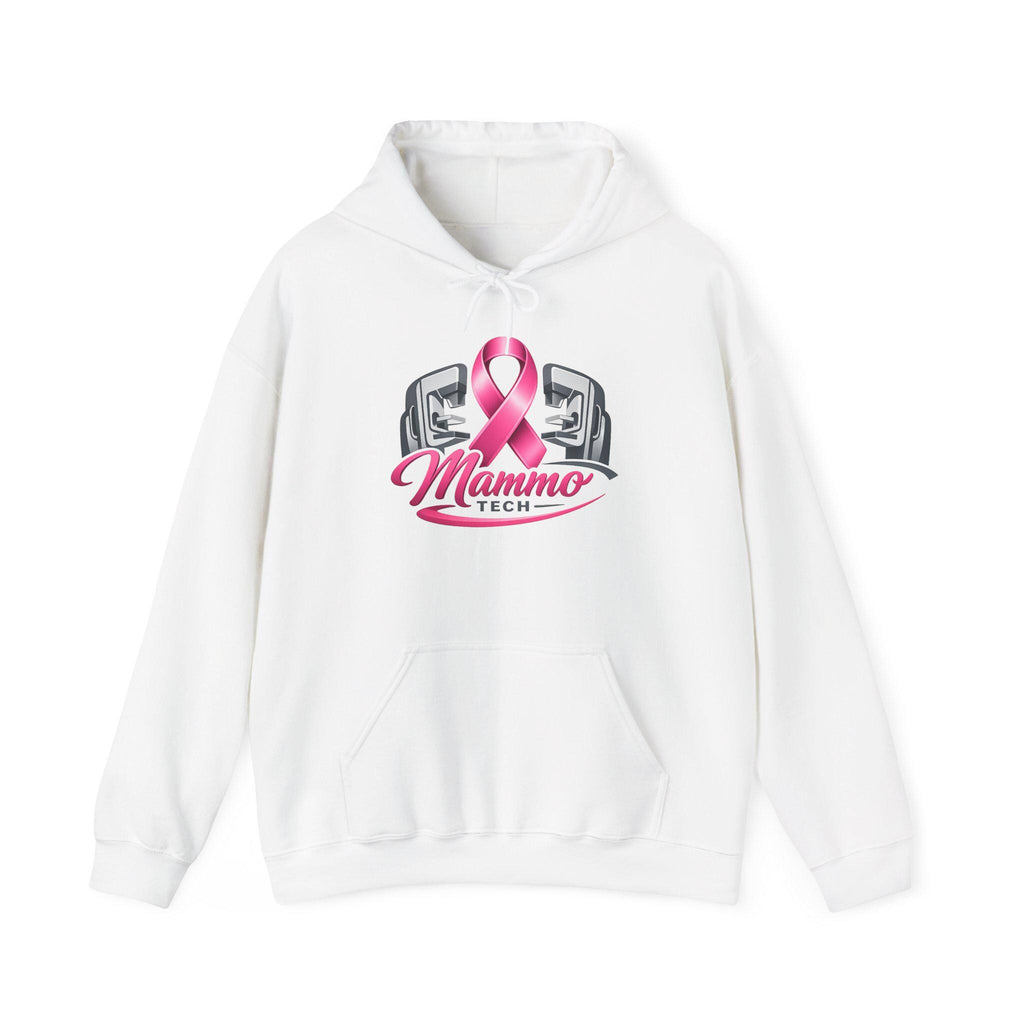 Pink Ribbon Mammo Tech Hoodie | Radiology Tech Gift, Breast Cancer Awareness