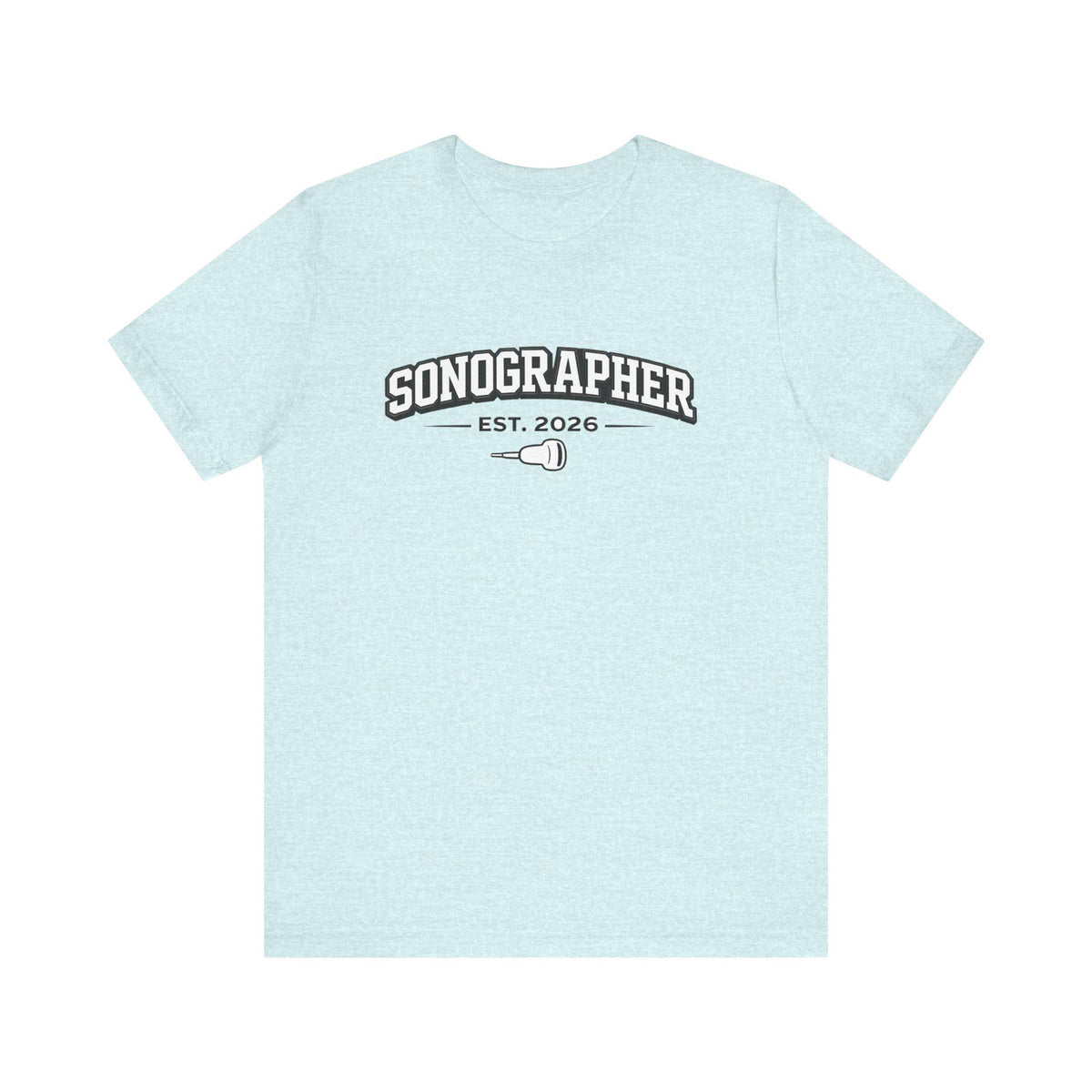 Sonographer Tee | Minimalist Ultrasound Tech Shirt (Est. 2026)