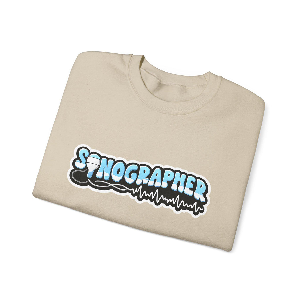 Ultrasound Tech Sonographer Bubble Letters Sweatshirt | Radiology Gift for Sonographer Student Nurse Medical Sonography Pullover Gift Ideas