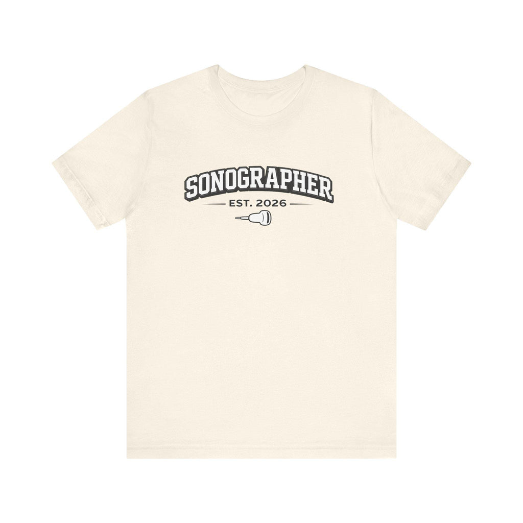Sonographer Tee | Minimalist Ultrasound Tech Shirt (Est. 2026)