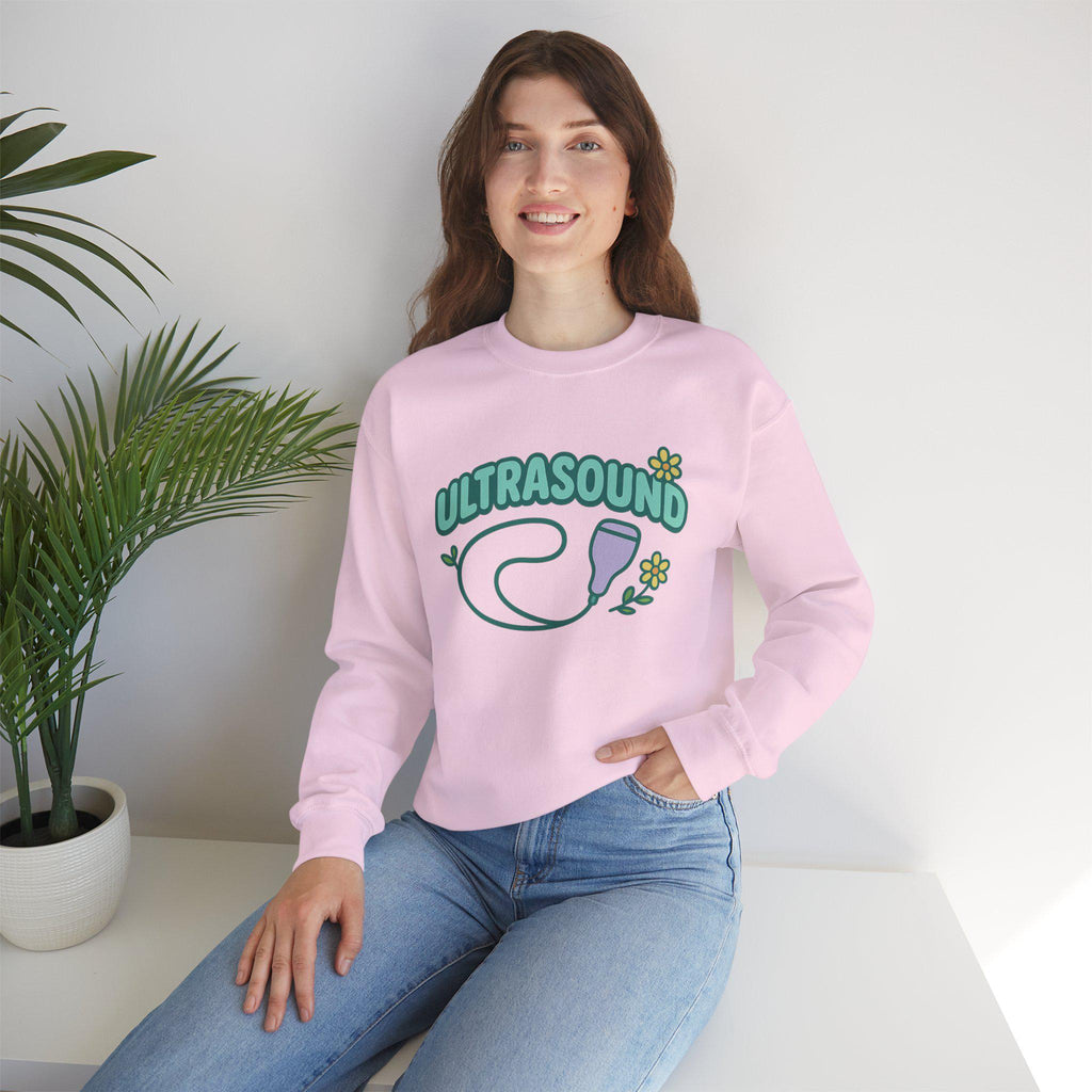 Ultrasound Crewneck Sweatshirt: Funny Medical Apparel