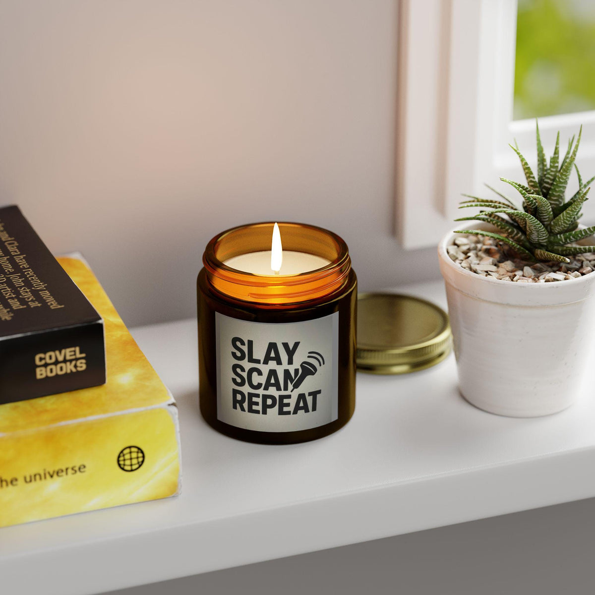Funny Sonographer Candle | Cypress Amber Moss Scented Soy Candle, Ultrasound Tech Gift