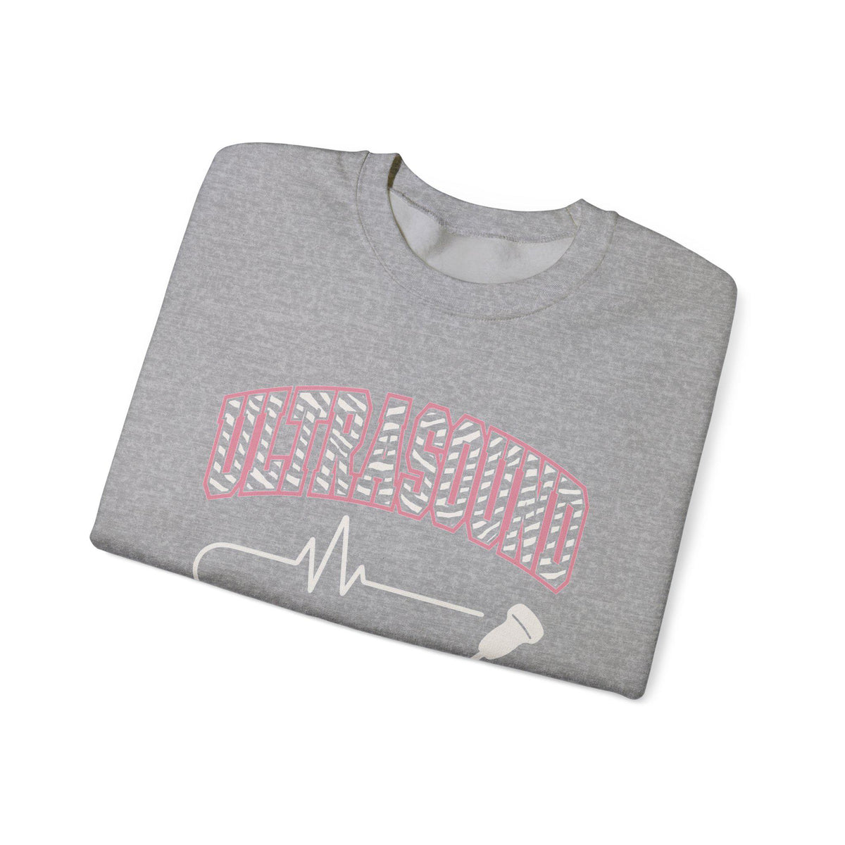 Ultrasound Heartbeat with Probe Sweatshirt | Medical Sonographer Shirt | Ultrasound Tech Gift, Sonography Sweatshirt, Radiology Nurse Gift