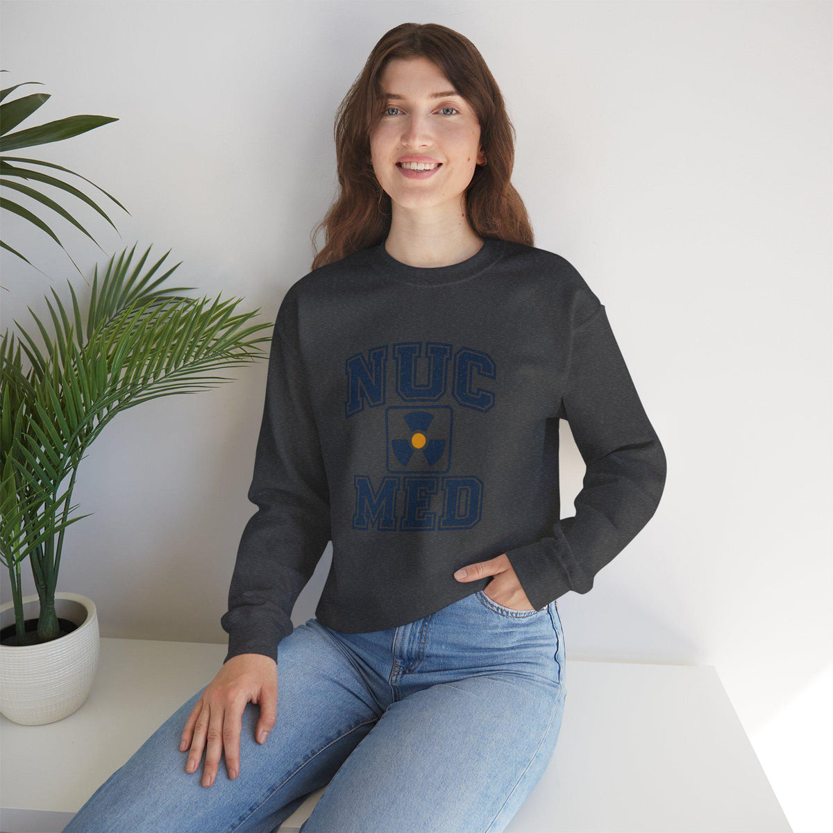NUC MED Radiology Sweatshirt | Nuclear Medicine Tech Crewneck | Radiology Student Gift | Med School Apparel | Medical Imaging Gift