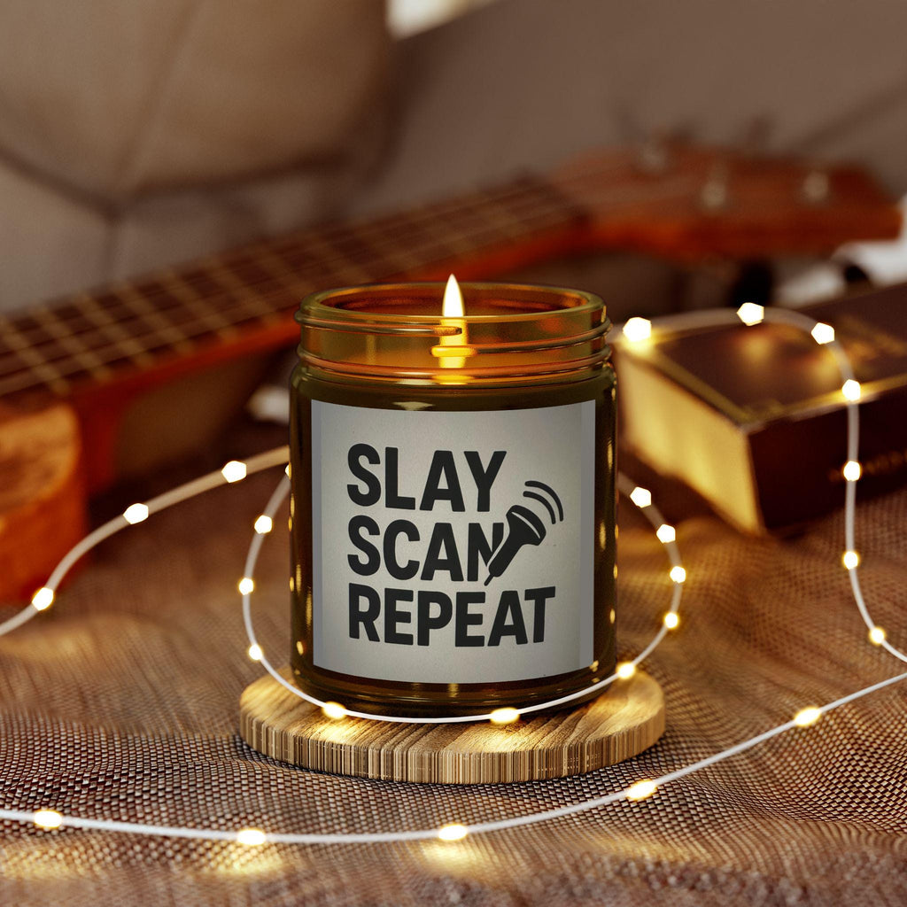 Funny Sonographer Candle | Cypress Amber Moss Scented Soy Candle, Ultrasound Tech Gift