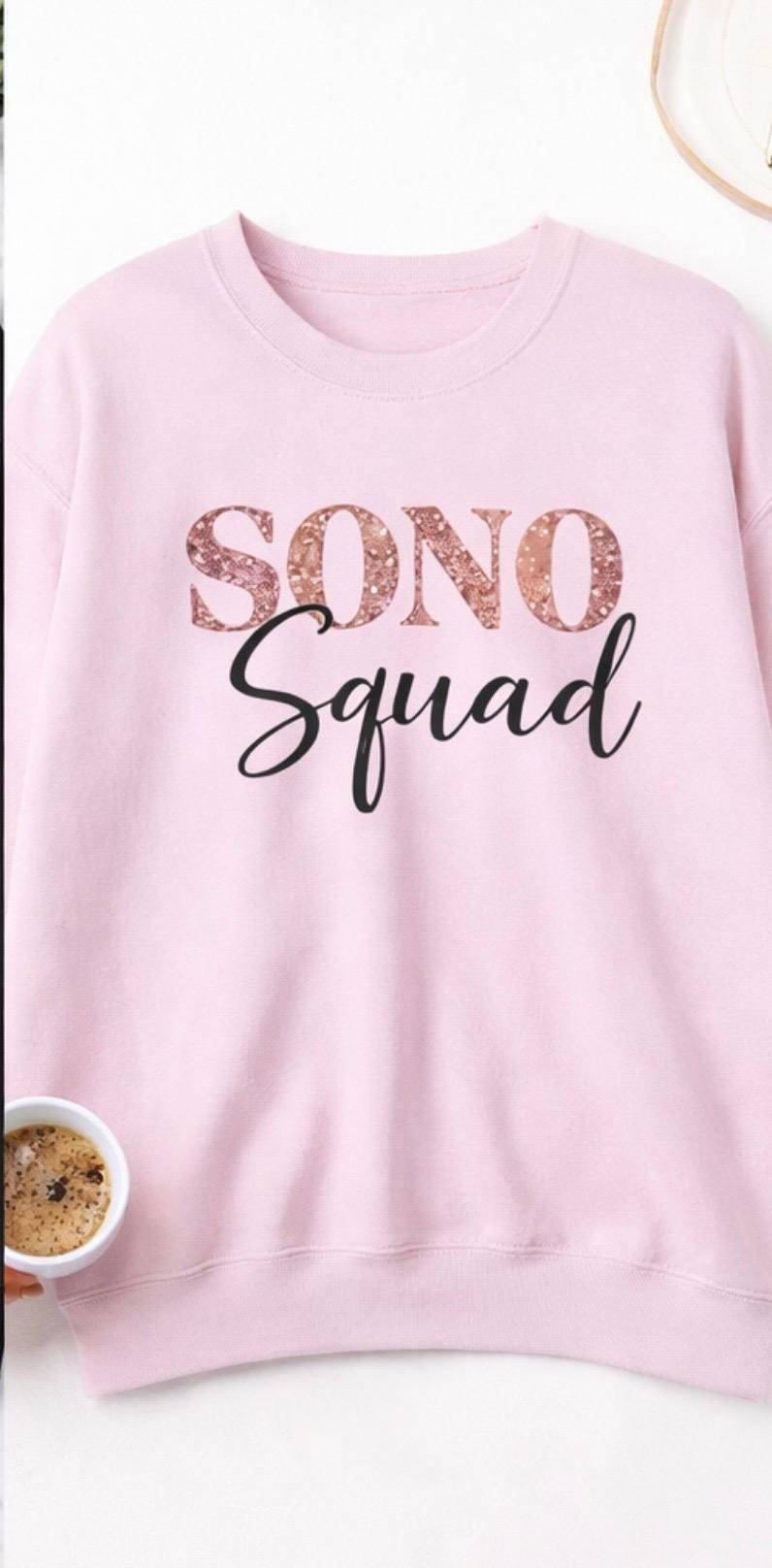 Sono Squad Sweatshirt,Medical Apparel,Ultrasound