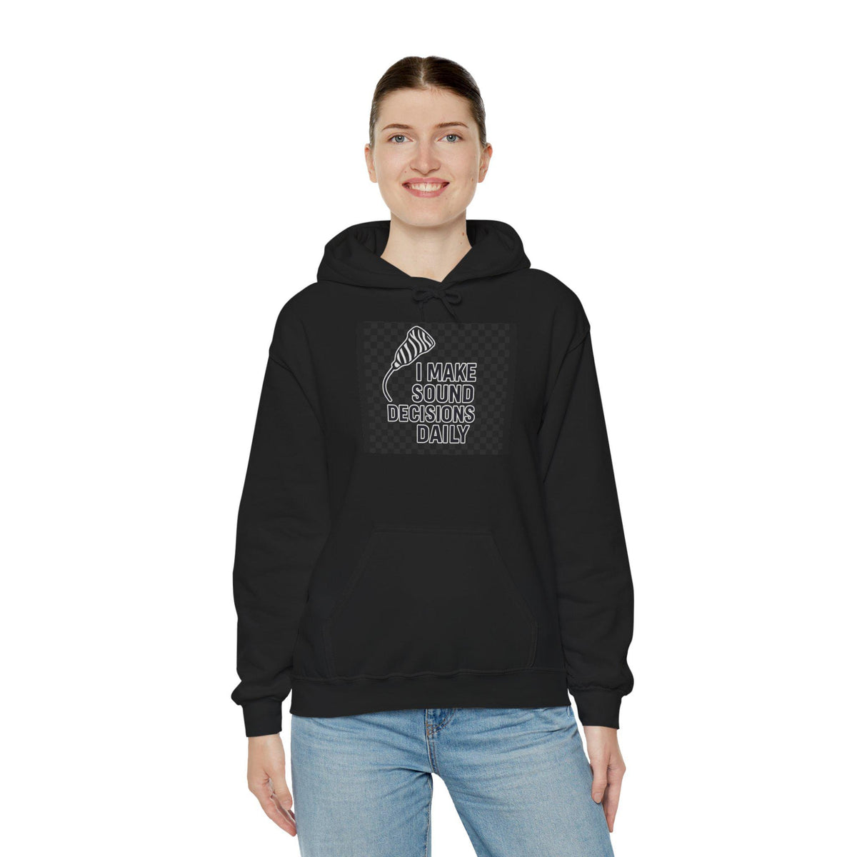 Funny Ultrasound Zebra Print Hoodie, Medical Humor Sweatshirt (50% Cotton Blend)