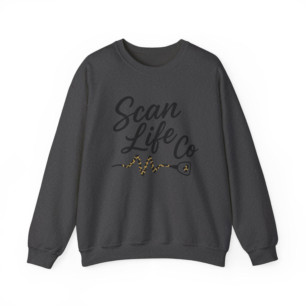 Sonographer Sweatshirt | Ultrasound Tech Crewneck | Scan Life Co Heartbeat Shirt | Medical Sonography Gift | Radiology Nurse Pullover