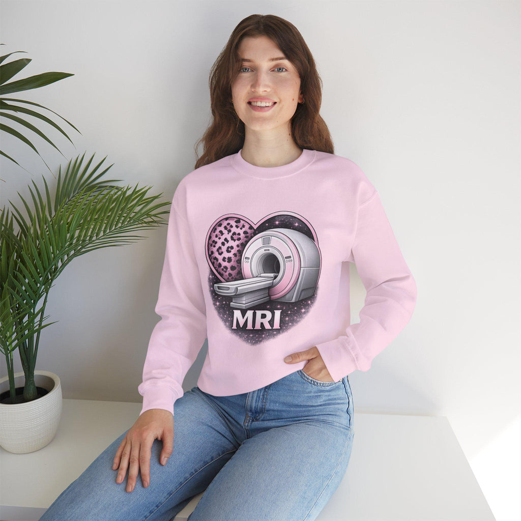 MRI Tech Crewneck Sweatshirt Embroidered Radiology Gift MRI Technician Apparel Medical Imaging Pullover Healthcare Worker Gift Cozy Crewneck