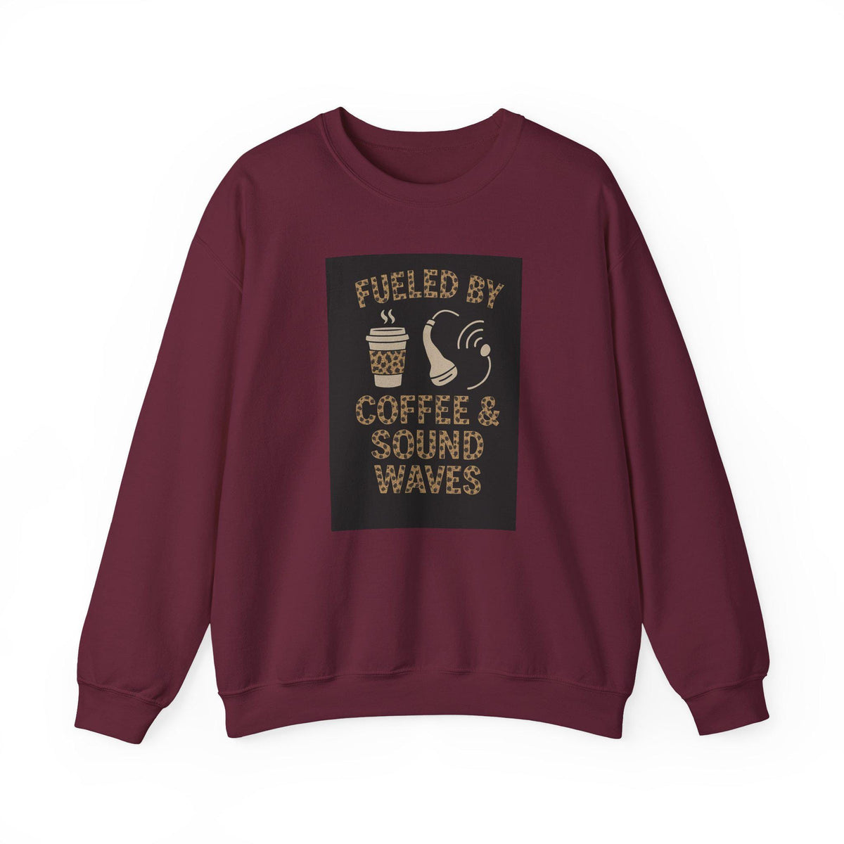 Ultrasound Print Sweatshirt, Coffee Lover Gift, Animal Print Crewneck Pullover, Sonographer Radiology Tech Scan Technician Sweater, Gift!