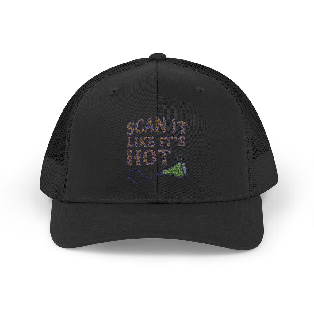 Scan It Like It's Hot Trucker Hat, Funny Barcode Cap, Retail Worker Meme Snapback