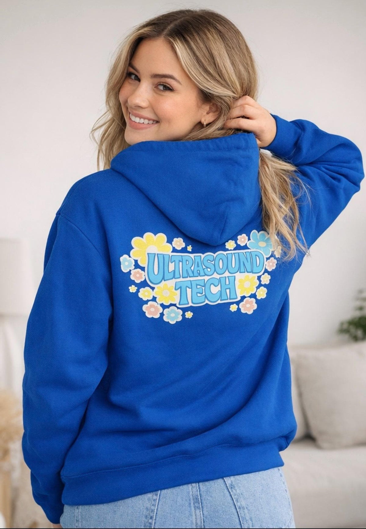 Retro Sonographer Hoodie | Vintage Ultrasound Tech Sweatshirt | Medical Sonography Gift | Unisex Pullover Hoodie | Do Not Dry Clean