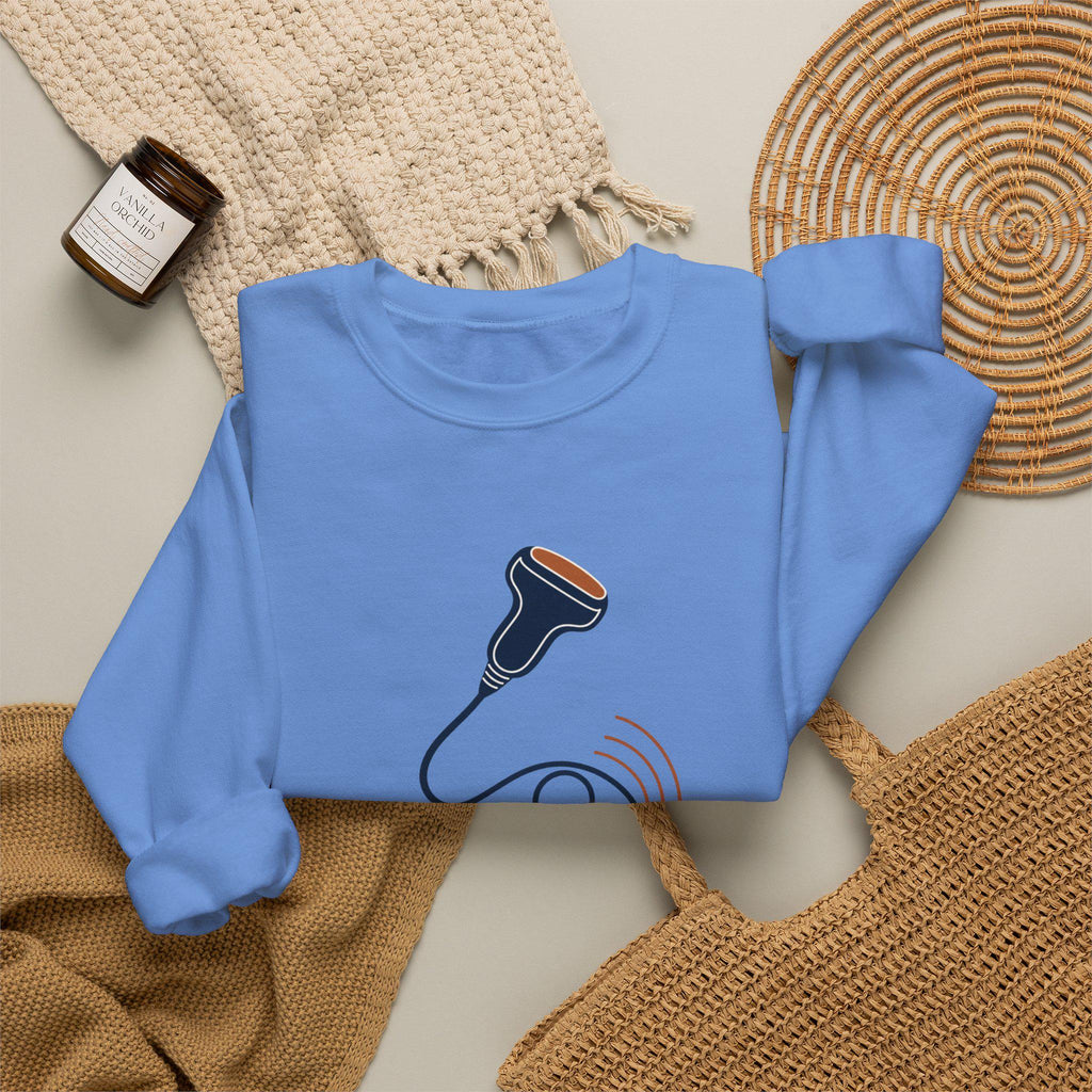 Sonographers Awareness Month | Ultrasound probe logo Sweatshirt | Sonographers Make the Invisible Visible| Appreciation Gift