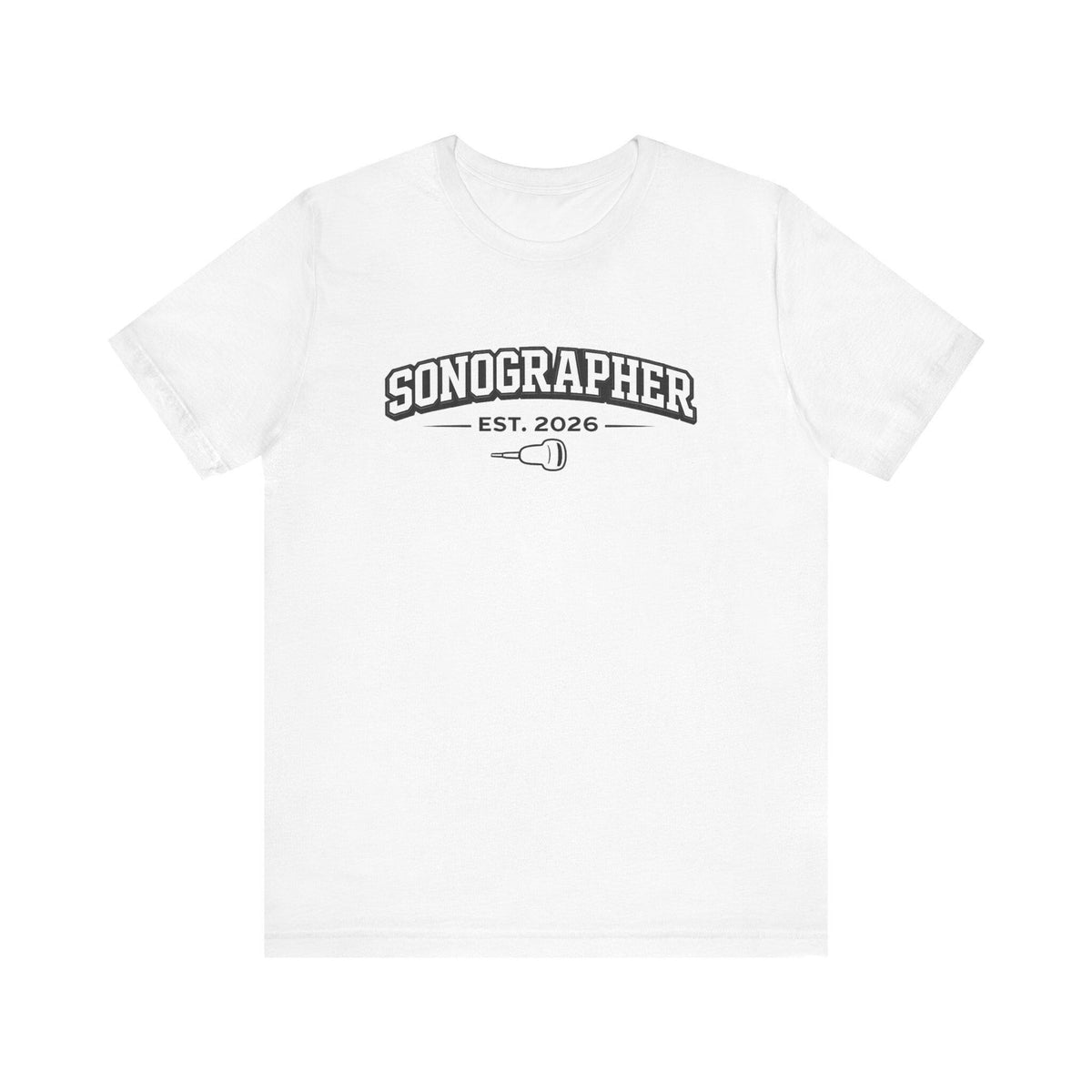 Sonographer Tee | Minimalist Ultrasound Tech Shirt (Est. 2026)