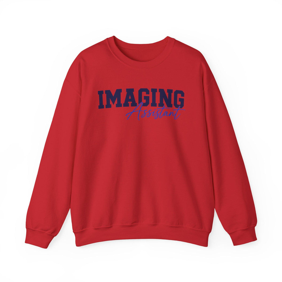 Imaging Assistant Sweatshirt, Retro Varsity Script Crewneck, Radiology Tech Gift, Medical Imaging Pullover