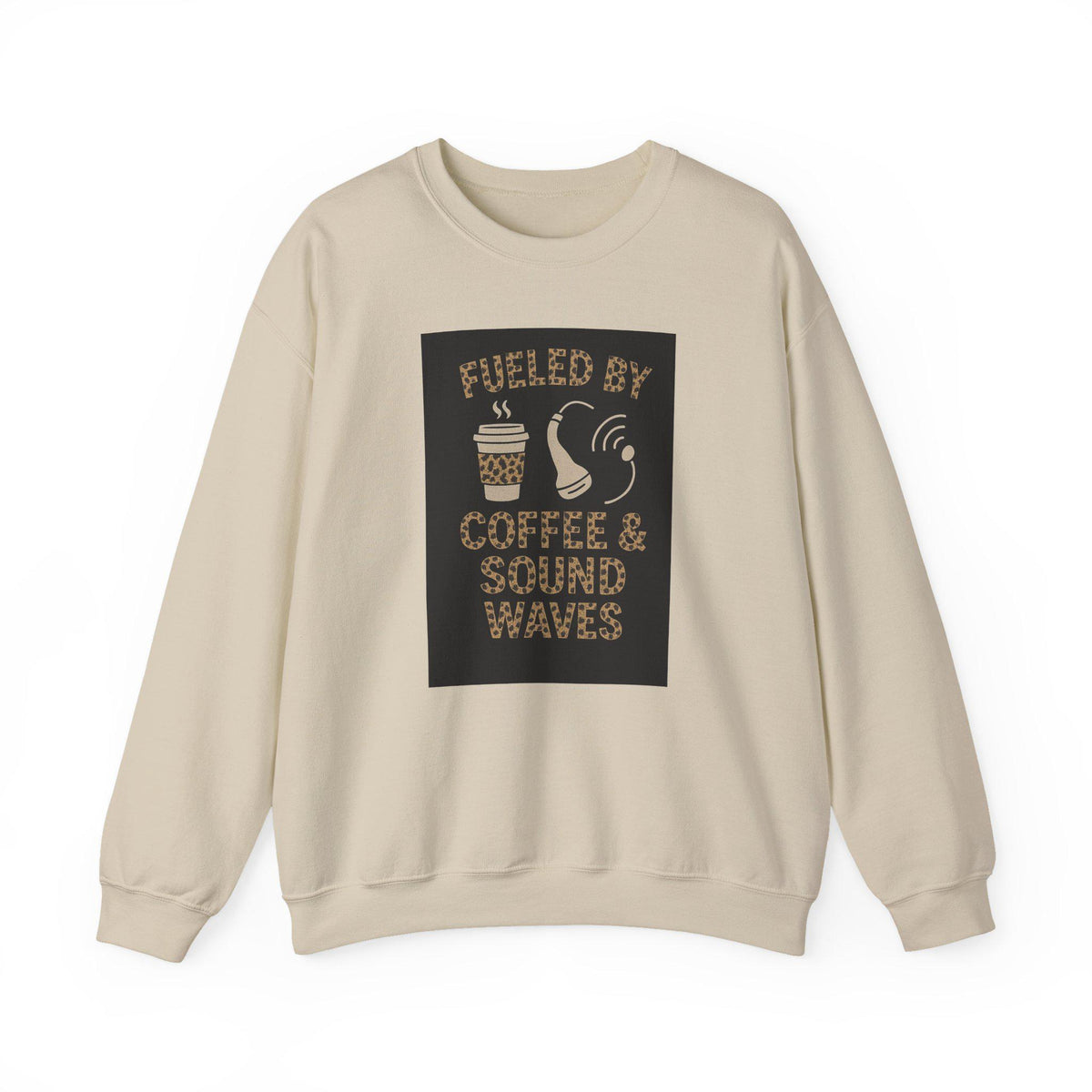 Ultrasound Print Sweatshirt, Coffee Lover Gift, Animal Print Crewneck Pullover, Sonographer Radiology Tech Scan Technician Sweater, Gift!