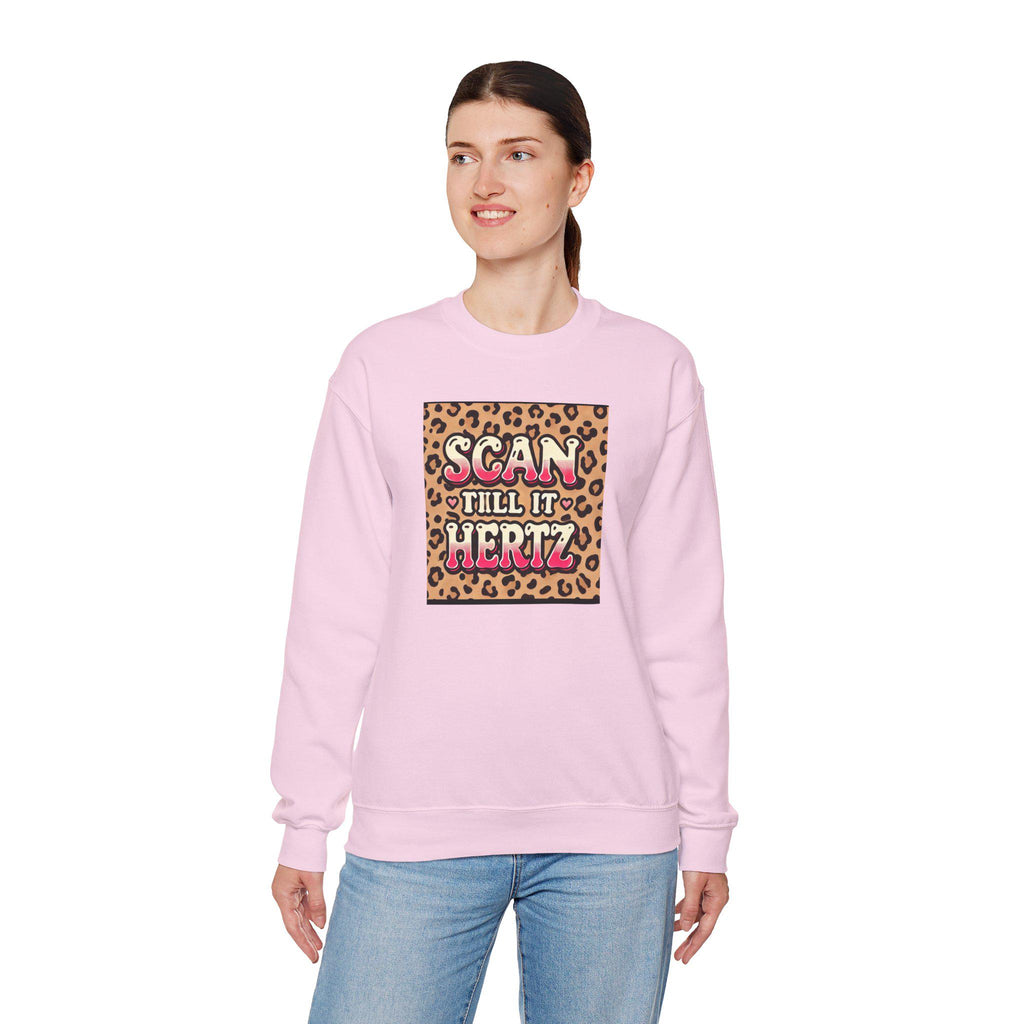 Ultrasound Humor Cheetah Print Sweatshirt, Funny Sonographer Crewneck, Ultrasound Tech Gift, Medical Reveal Shirt, Radiology Jumper