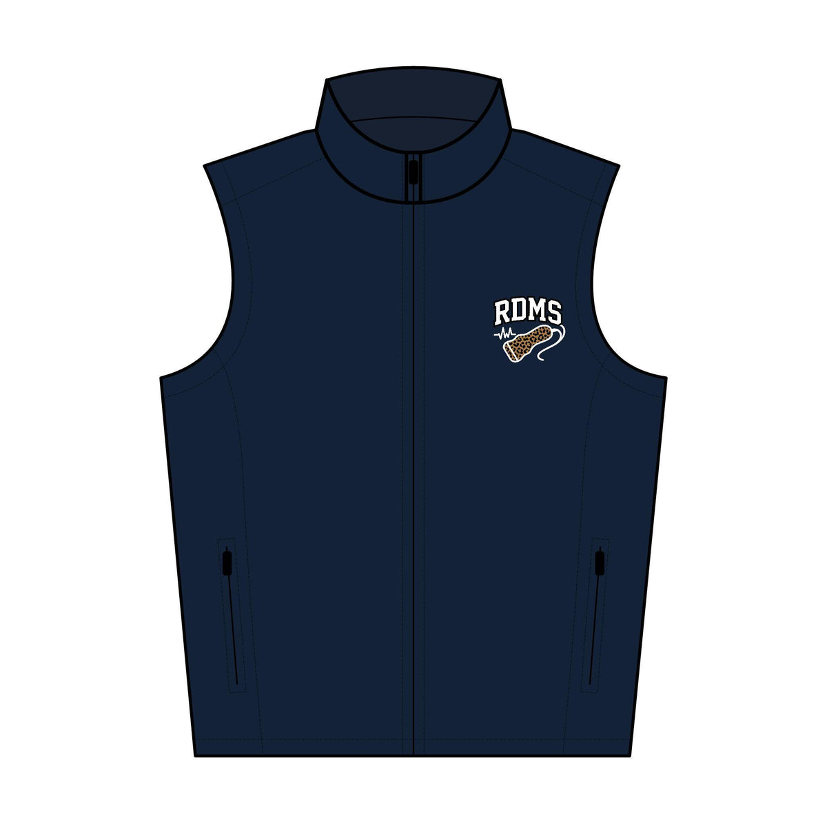 Ultrasound Tech Sonographer Vest | Ultrasound Embroidered Men's Core Soft Shell Jacket | RDMS Ultrasound Tech Vest | Mens Outerwear Gift Set