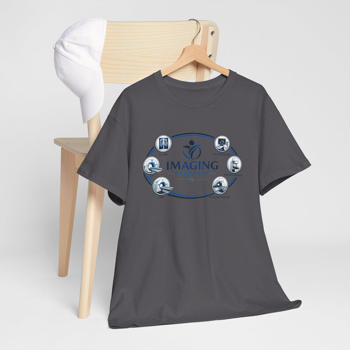 Imaging Assistant Logo Tee, Radiology Tech Shirt, X-Ray Technologist Gift, Medical Imaging Apparel