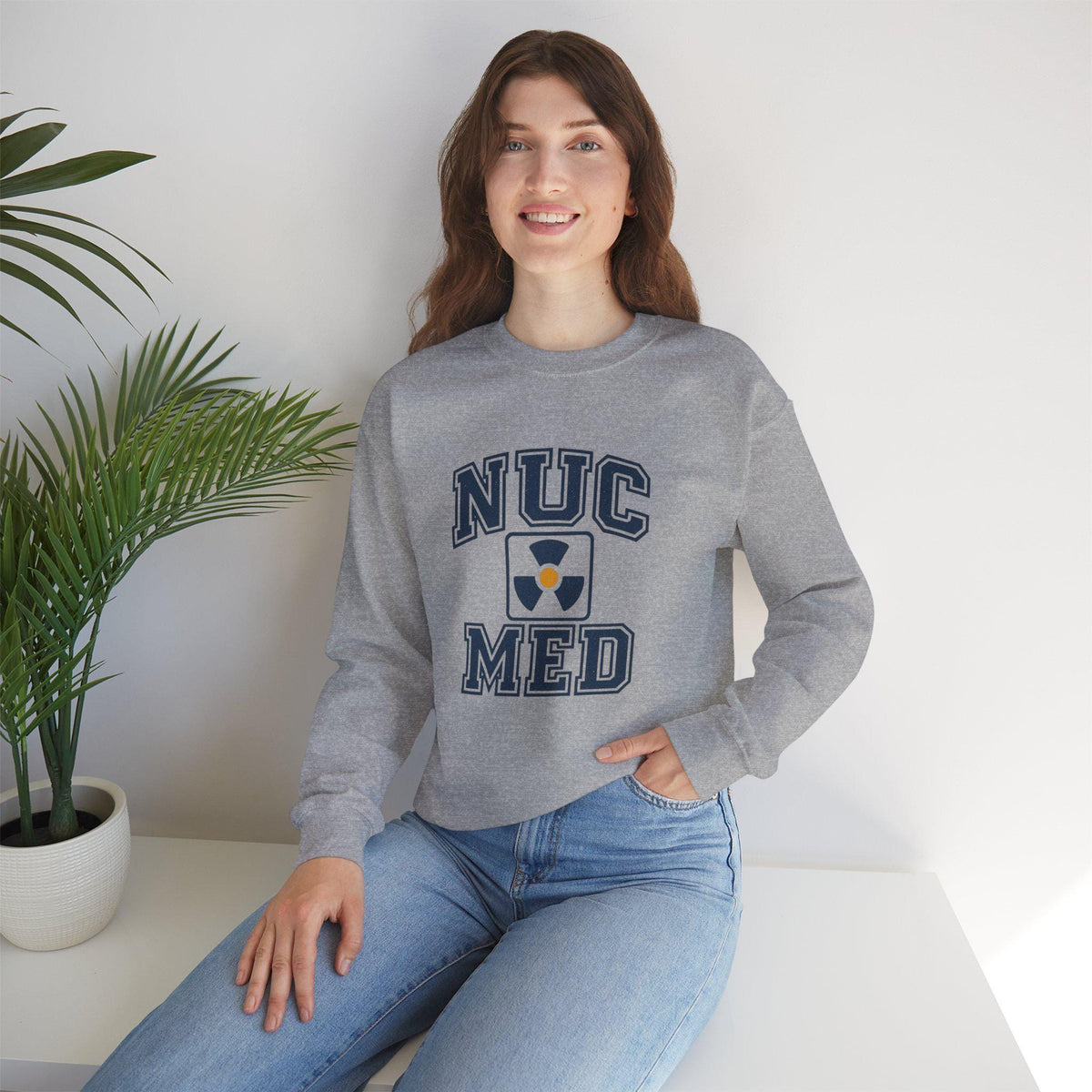 NUC MED Radiology Sweatshirt | Nuclear Medicine Tech Crewneck | Radiology Student Gift | Med School Apparel | Medical Imaging Gift