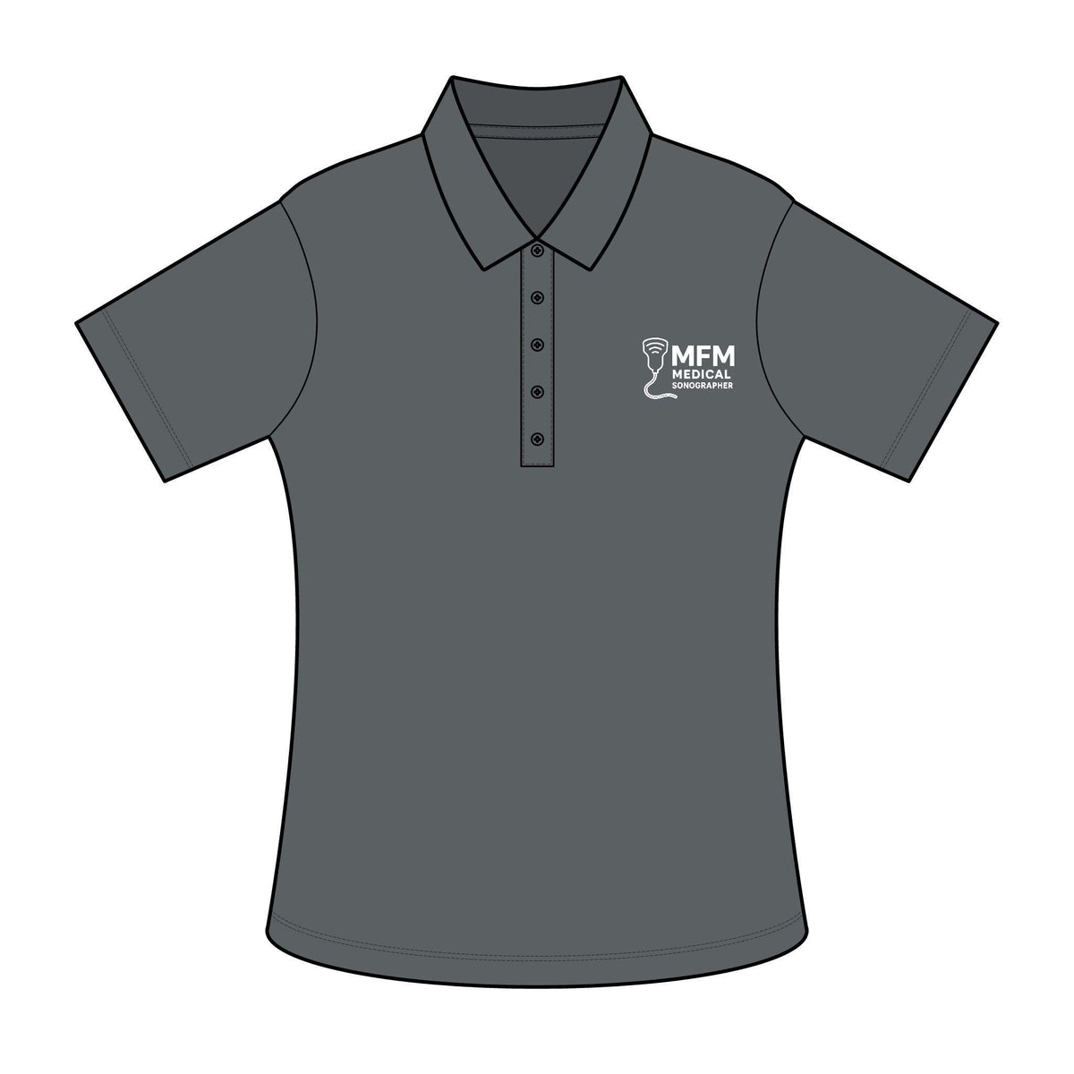 Maternal Fetal Medicine Sonographer Shirt, Women's Ultrasound Tech Tee, Medical Sonography Polo, MFM Nurse Gift, Healthcare Worker Tee OBGYN