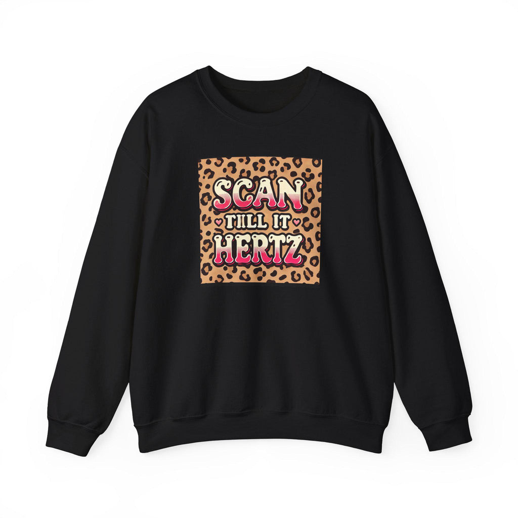 Ultrasound Humor Cheetah Print Sweatshirt, Funny Sonographer Crewneck, Ultrasound Tech Gift, Medical Reveal Shirt, Radiology Jumper