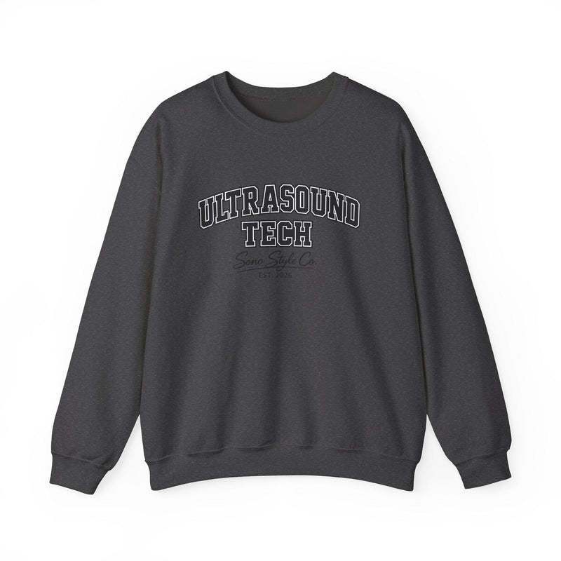 Embroidered Ultrasound Tech Sweatshirt | Medical Sonographer Crewneck (50/50 Cotton Blend)