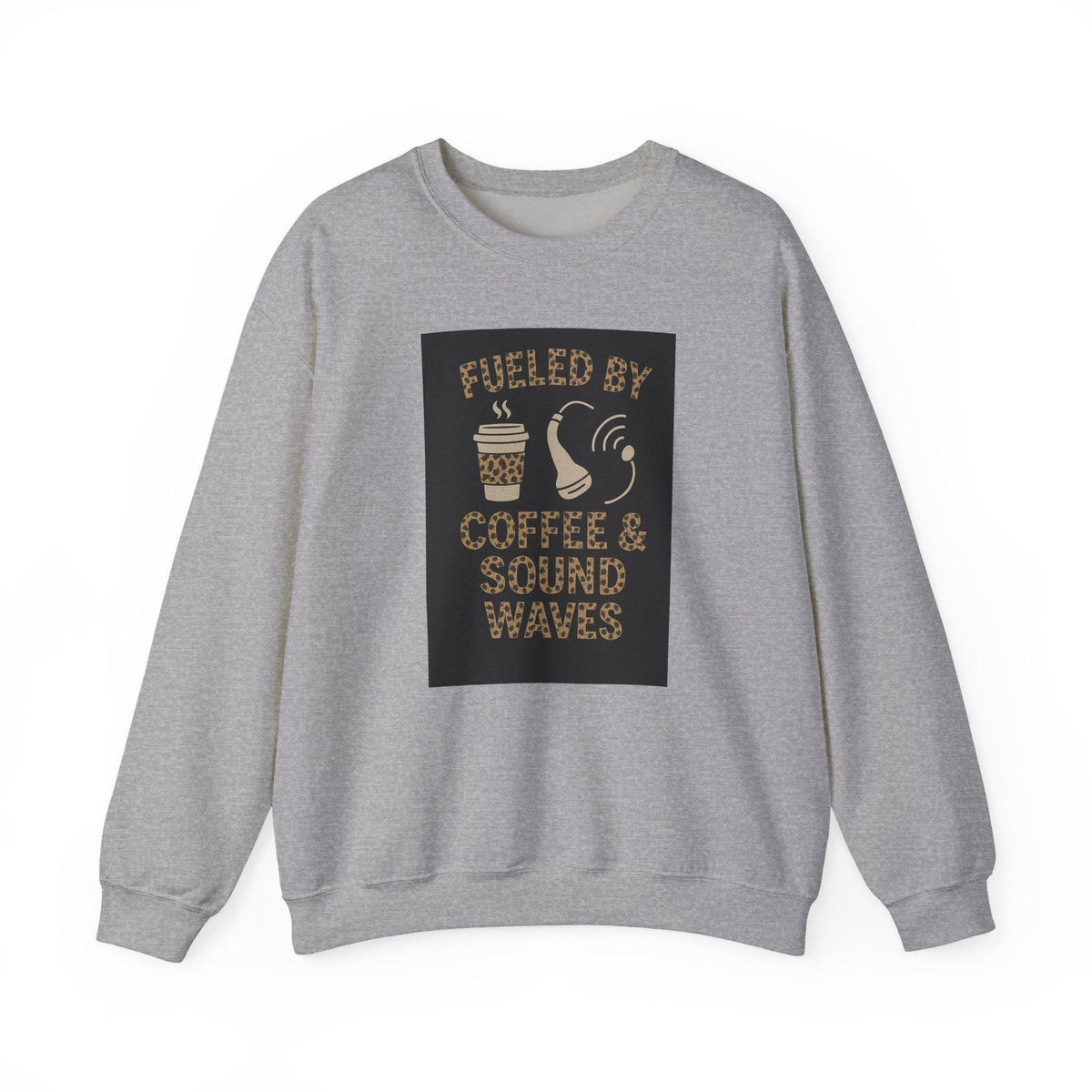 Ultrasound Print Sweatshirt, Coffee Lover Gift, Animal Print Crewneck Pullover, Sonographer Radiology Tech Scan Technician Sweater, Gift!