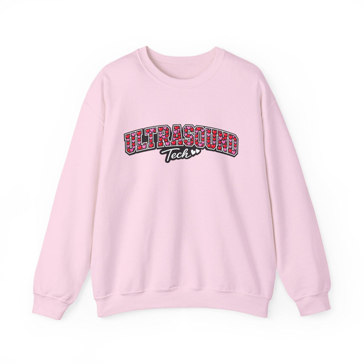 Ultrasound Tech Hearts Valentine's Sweatshirt | Sonographer Valentine Gift | Medical Imaging Radiology Nurse Pullover Hoodie