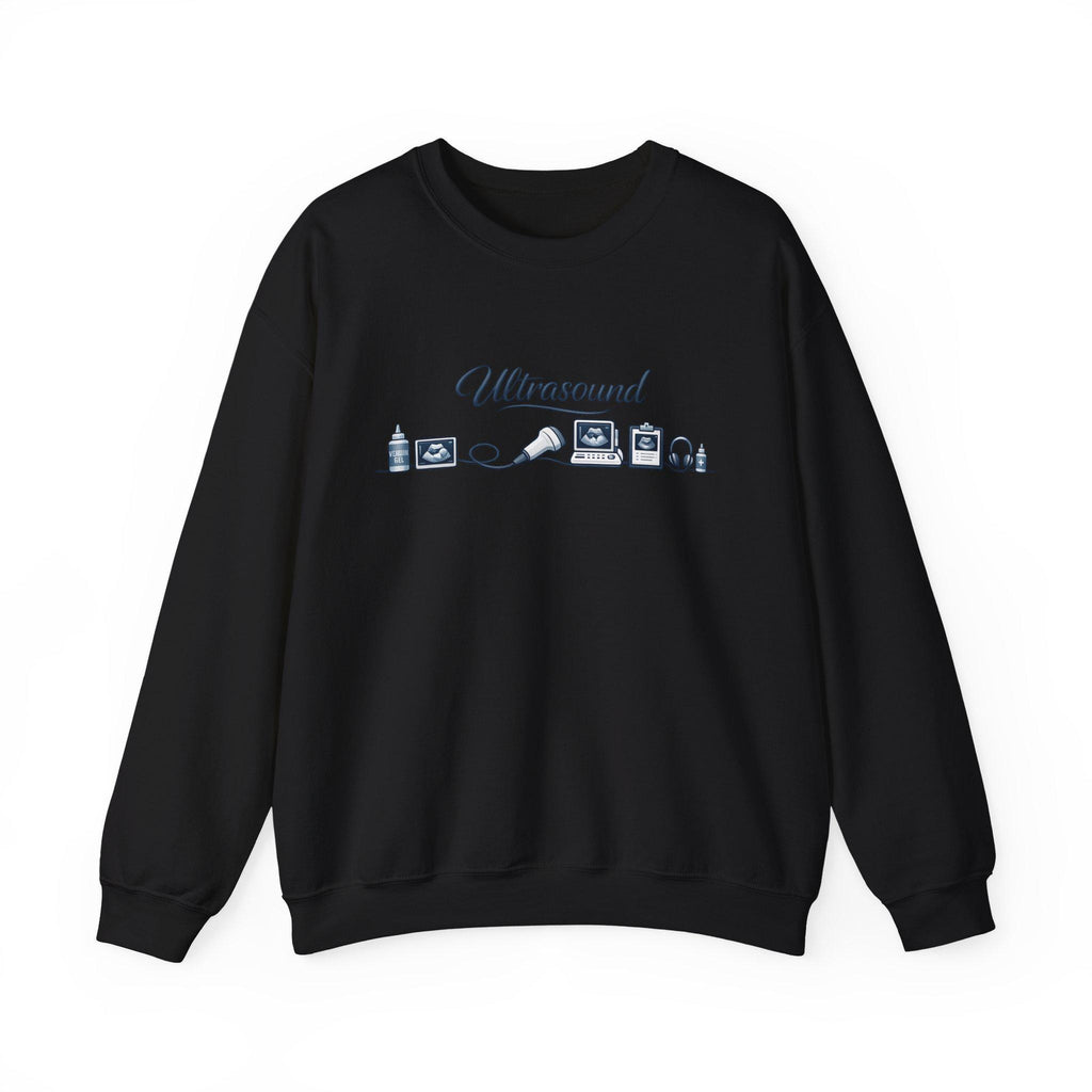 Ultrasound Icons Sweatshirt, Sonographer Crewneck, Sonogram Line Art Gift, Radiology Tech Pullover