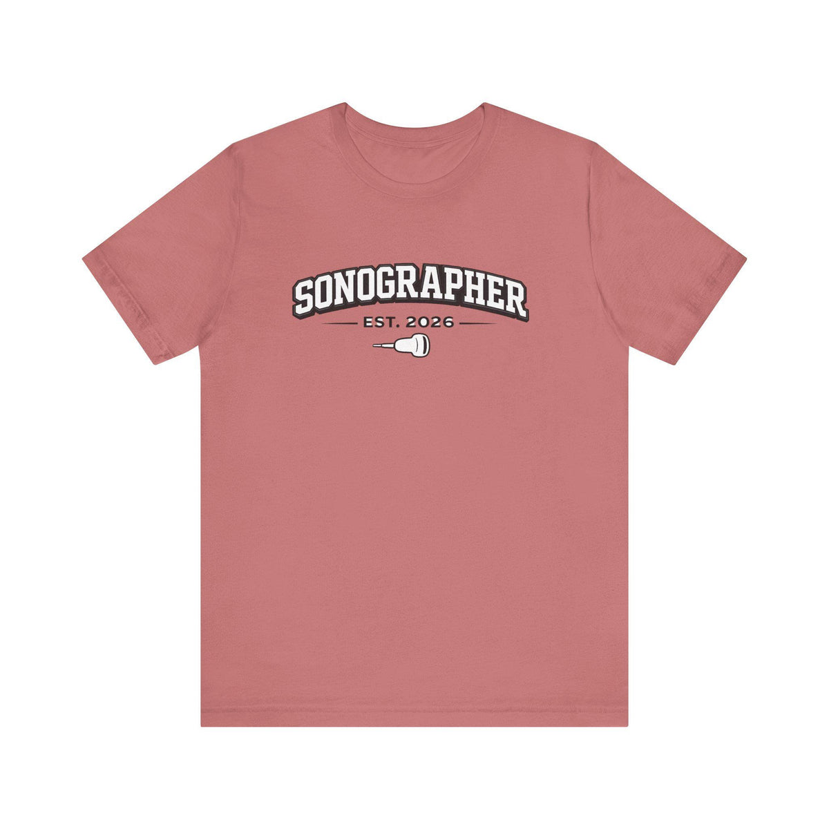 Sonographer Tee | Minimalist Ultrasound Tech Shirt (Est. 2026)